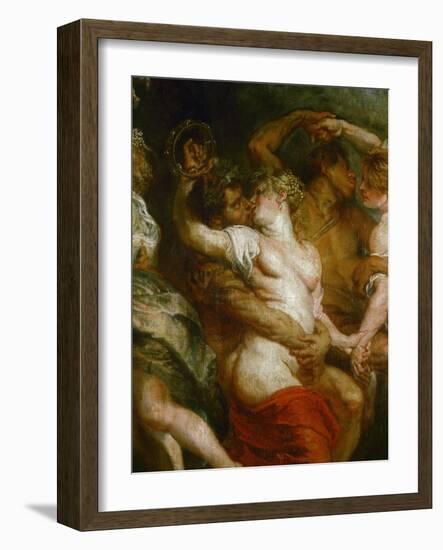 Satyr Embracing a Bacchante-Peter Paul Rubens-Framed Giclee Print