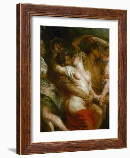 Satyr Embracing a Bacchante-Peter Paul Rubens-Framed Giclee Print