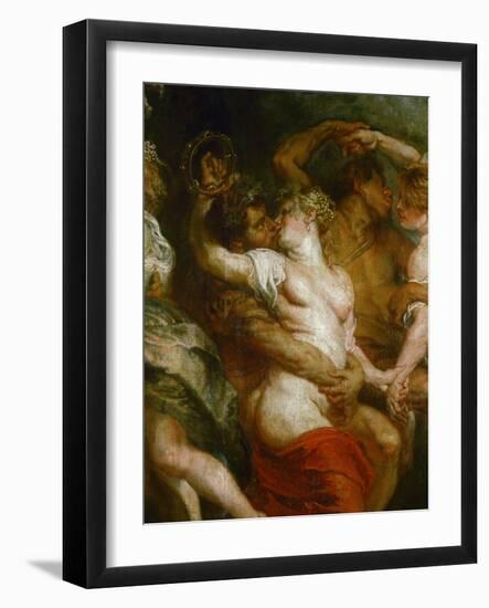 Satyr Embracing a Bacchante-Peter Paul Rubens-Framed Giclee Print