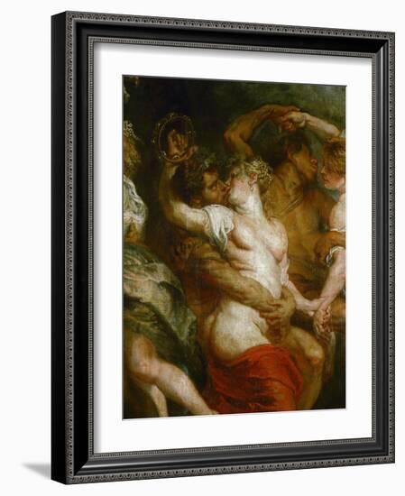 Satyr Embracing a Bacchante-Peter Paul Rubens-Framed Giclee Print