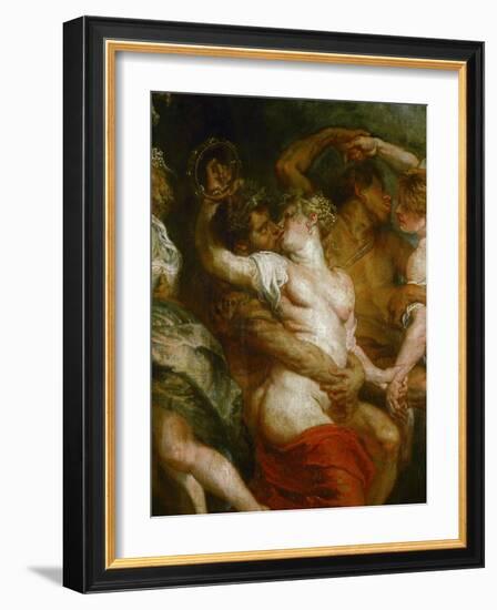 Satyr Embracing a Bacchante-Peter Paul Rubens-Framed Giclee Print