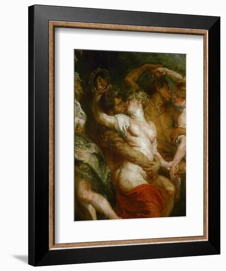 Satyr Embracing a Bacchante-Peter Paul Rubens-Framed Giclee Print