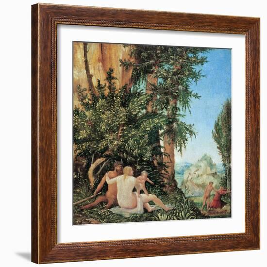 Satyr Family-Albrecht Altdorfer-Framed Giclee Print