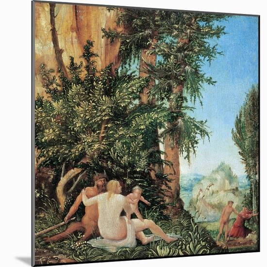 Satyr Family-Albrecht Altdorfer-Mounted Giclee Print