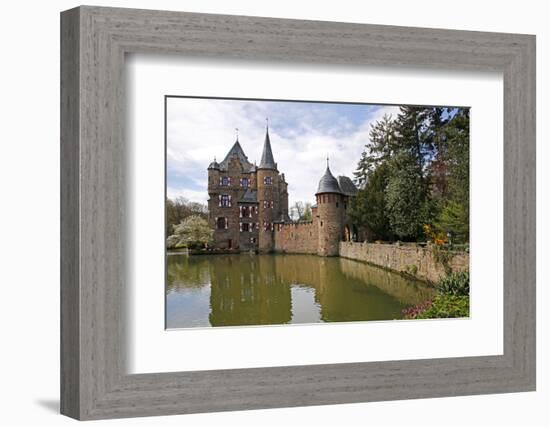 Satzvey Castle near Mechernich, Eifel, North Rhine-Westphalia, Germany, Europe-Hans-Peter Merten-Framed Photographic Print