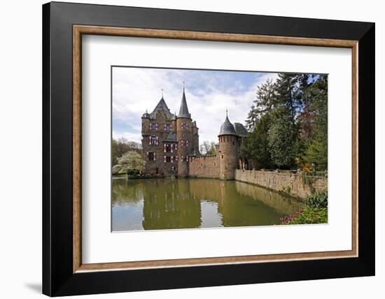 Satzvey Castle near Mechernich, Eifel, North Rhine-Westphalia, Germany, Europe-Hans-Peter Merten-Framed Photographic Print