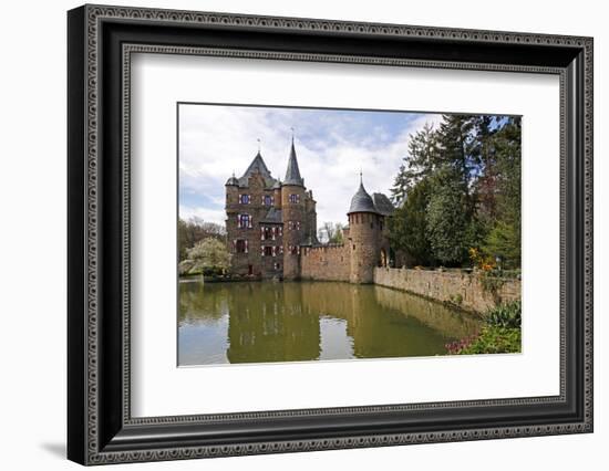 Satzvey Castle near Mechernich, Eifel, North Rhine-Westphalia, Germany, Europe-Hans-Peter Merten-Framed Photographic Print