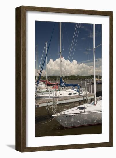 Sauagtuck Marina, Saugatuck, Michigan ‘10-Monte Nagler-Framed Photographic Print