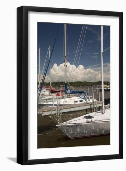 Sauagtuck Marina, Saugatuck, Michigan ‘10-Monte Nagler-Framed Photographic Print