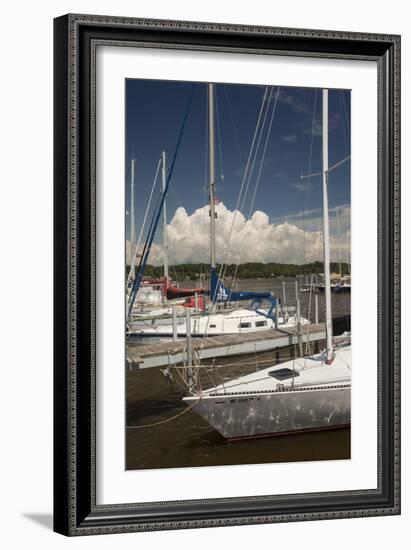 Sauagtuck Marina, Saugatuck, Michigan ‘10-Monte Nagler-Framed Photographic Print