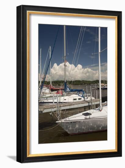 Sauagtuck Marina, Saugatuck, Michigan ‘10-Monte Nagler-Framed Photographic Print