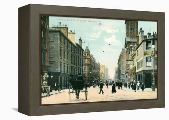 Sauchiehall Street, Glasgow, Scotland-null-Framed Stretched Canvas