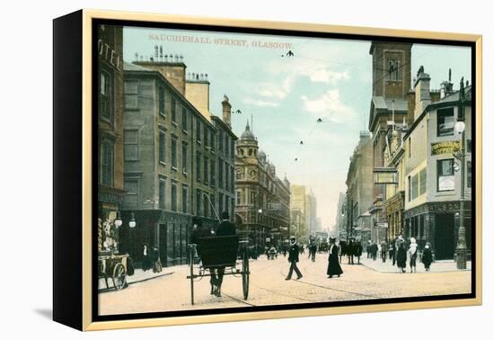 Sauchiehall Street, Glasgow, Scotland-null-Framed Stretched Canvas