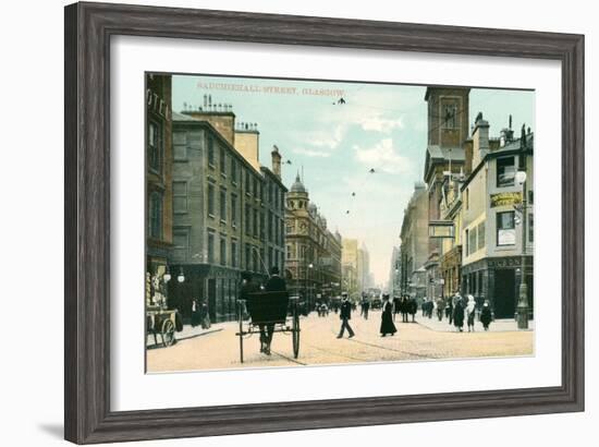 Sauchiehall Street, Glasgow, Scotland-null-Framed Art Print