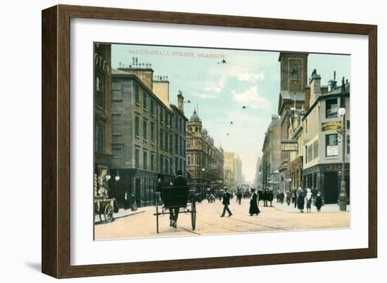 Sauchiehall Street, Glasgow, Scotland-null-Framed Art Print