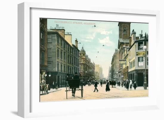 Sauchiehall Street, Glasgow, Scotland-null-Framed Art Print