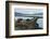 Saudarkrokur, Skagafjšrdur Mouth, Iceland Horses Passing Bridge-Catharina Lux-Framed Photographic Print