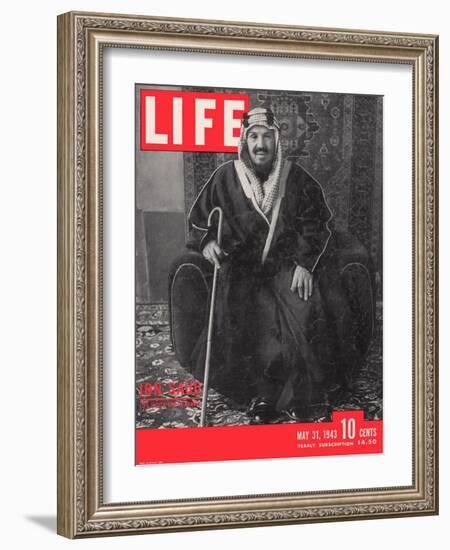 Saudi King Ibn Saud, May 31, 1943-Bob Landry-Framed Photographic Print