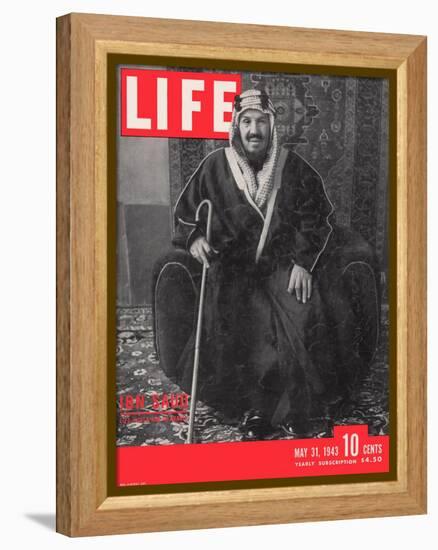 Saudi King Ibn Saud, May 31, 1943-Bob Landry-Framed Premier Image Canvas