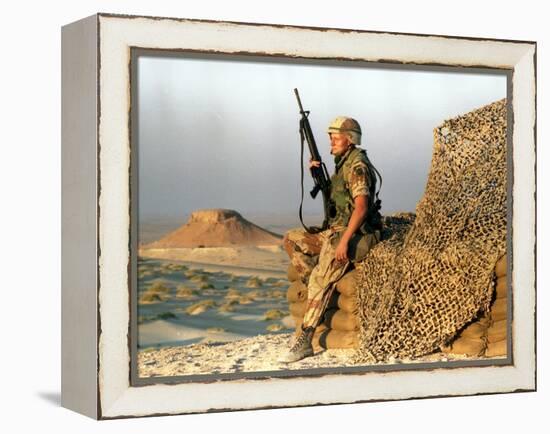 Saudia Arabia Gulf War 1990-Diether Endlicher-Framed Premier Image Canvas