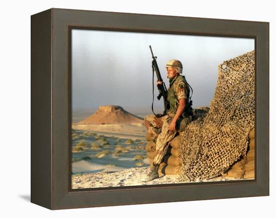 Saudia Arabia Gulf War 1990-Diether Endlicher-Framed Premier Image Canvas