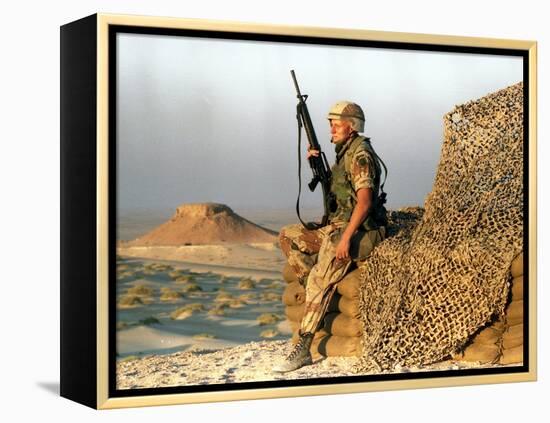 Saudia Arabia Gulf War 1990-Diether Endlicher-Framed Premier Image Canvas