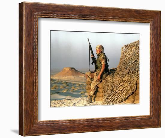 Saudia Arabia Gulf War 1990-Diether Endlicher-Framed Photographic Print