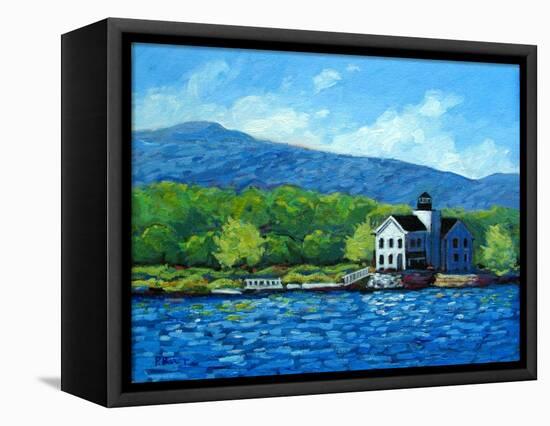 Saugerties Lighthouse on the Hudson River-Patty Baker-Framed Stretched Canvas