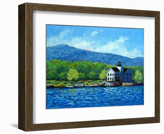 Saugerties Lighthouse on the Hudson River-Patty Baker-Framed Art Print