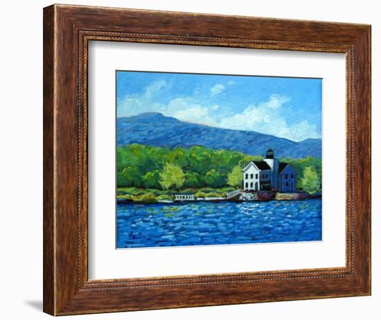 Saugerties Lighthouse on the Hudson River-Patty Baker-Framed Art Print