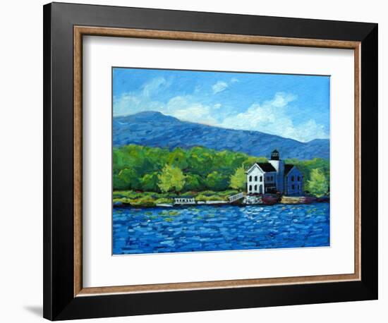 Saugerties Lighthouse on the Hudson River-Patty Baker-Framed Art Print