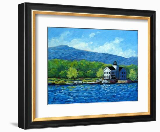 Saugerties Lighthouse on the Hudson River-Patty Baker-Framed Art Print