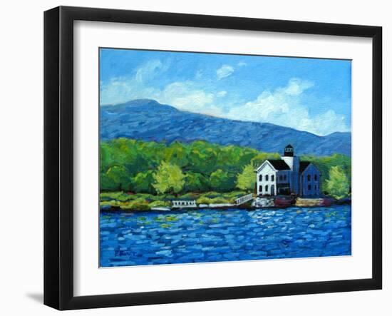 Saugerties Lighthouse on the Hudson River-Patty Baker-Framed Art Print