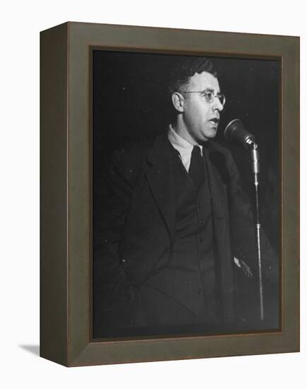 Saul Alinsky-Myron Davis-Framed Premier Image Canvas