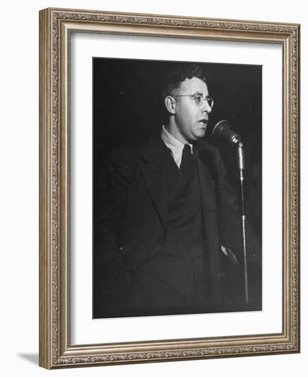 Saul Alinsky-Myron Davis-Framed Photographic Print