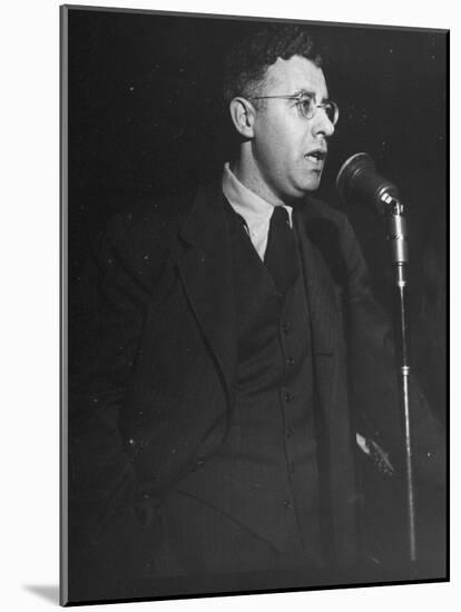 Saul Alinsky-Myron Davis-Mounted Photographic Print