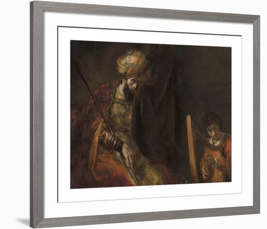 Saul and David-Rembrandt-Framed Premium Giclee Print