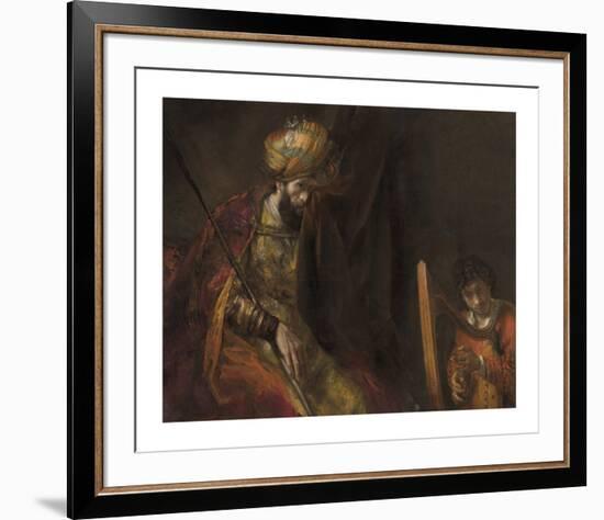 Saul and David-Rembrandt-Framed Premium Giclee Print