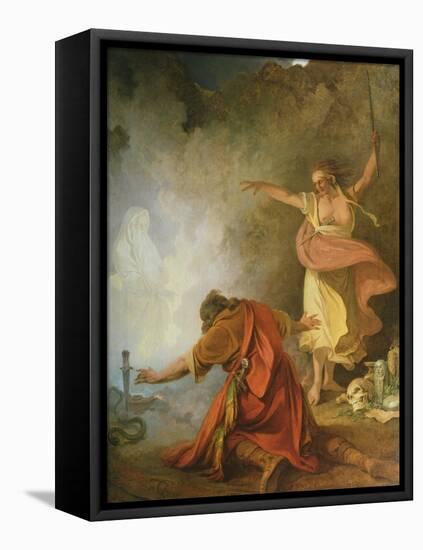 Saul and the Witch of Endor, 1791-Philip James De Loutherbourg-Framed Premier Image Canvas