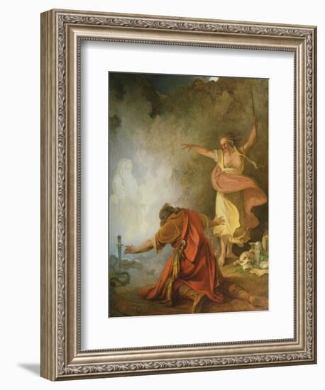 Saul and the Witch of Endor, 1791-Philip James De Loutherbourg-Framed Giclee Print