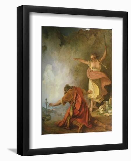 Saul and the Witch of Endor, 1791-Philip James De Loutherbourg-Framed Giclee Print