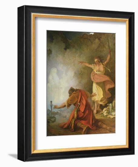 Saul and the Witch of Endor, 1791-Philip James De Loutherbourg-Framed Giclee Print