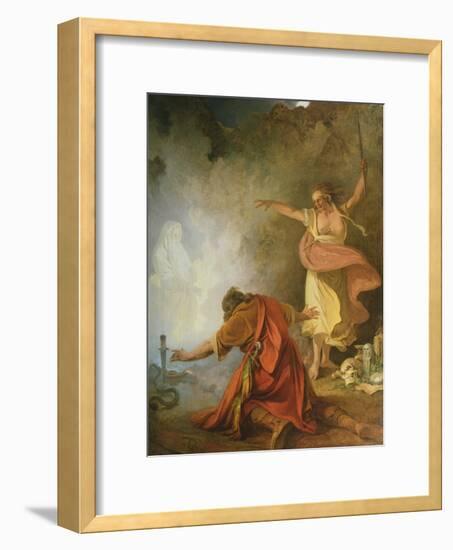 Saul and the Witch of Endor, 1791-Philip James De Loutherbourg-Framed Giclee Print