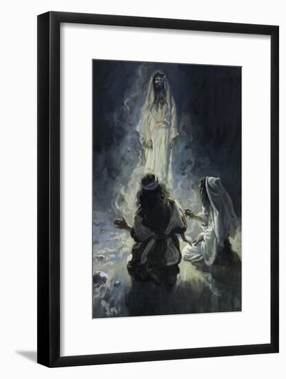 Saul and the Witch of Endor-James Tissot-Framed Giclee Print