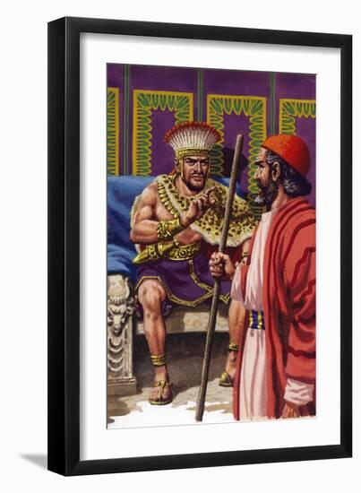 Saul Appearing before Samuel-Pat Nicolle-Framed Giclee Print