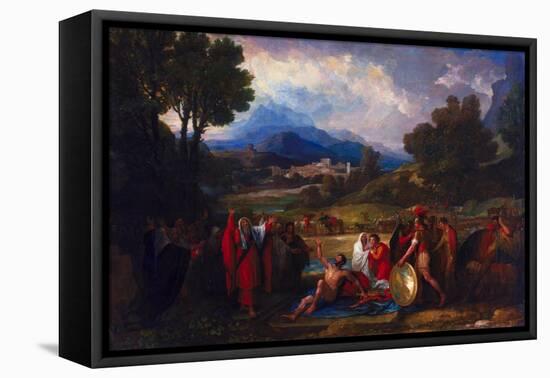 Saul before Samuel and the Prophets, 1812-Benjamin West-Framed Premier Image Canvas