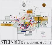 Expo Galerie Maeght-Saul Steinberg-Framed Collectable Print