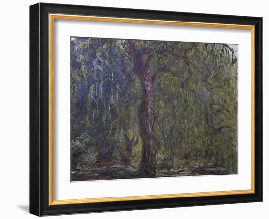 Saule Pleureur-Claude Monet-Framed Giclee Print