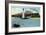 Sault Ste. Marie, Michigan - International Bridge Scene-Lantern Press-Framed Art Print