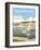 Saundersfoot - Dave Thompson Contemporary Travel Print-Dave Thompson-Framed Art Print